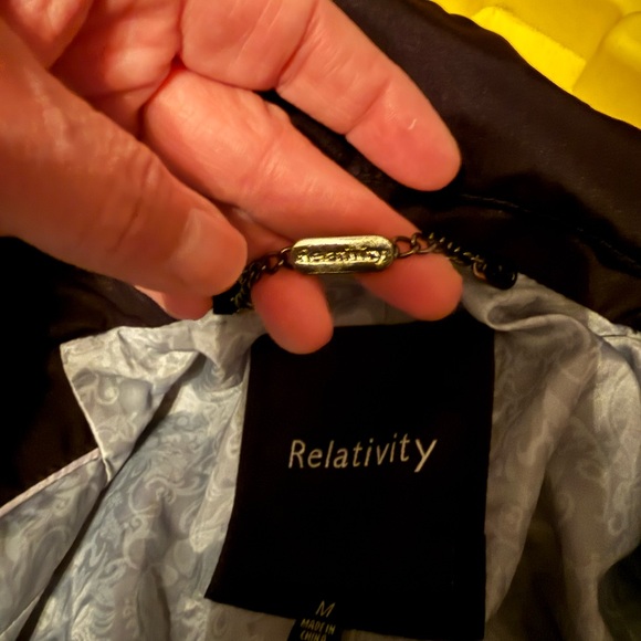 Relativity Black and Yellow Utility Jacket - Picture 2 of 5